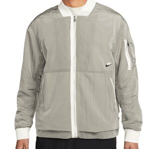 NWT - Nike Men’s Premium Essentials Lined Bomber Jacket - Size L - Stone color
